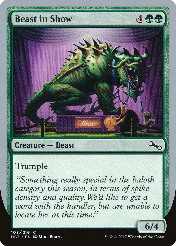 Beast in Show (C) (UST-103) - Unstable