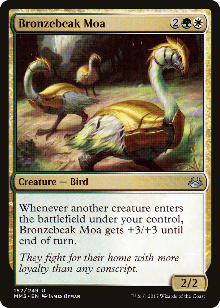 Bronzebeak Moa (MM3-152) - Modern Masters 2017
