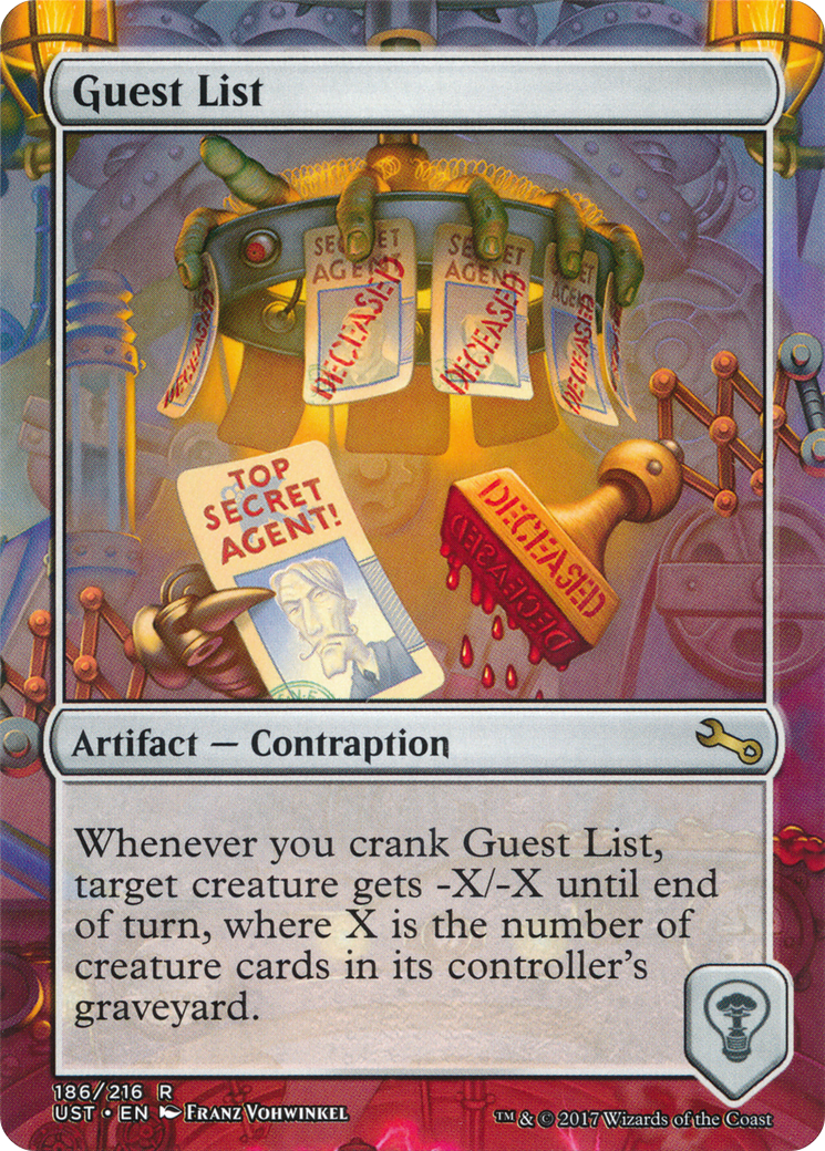 Guest List (UST-186) - Unstable (Borderless) Foil