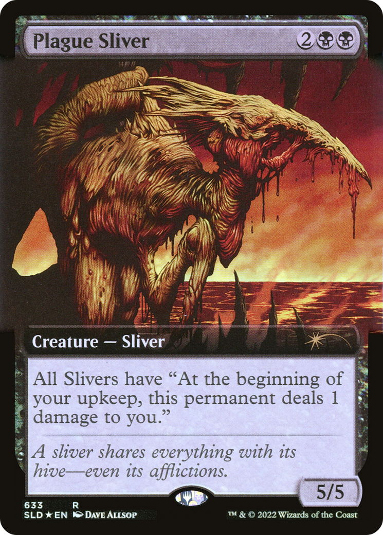 Plague Sliver (Extended Art) (SLD-633) - Secret Lair Drop: (Extended Art) Foil