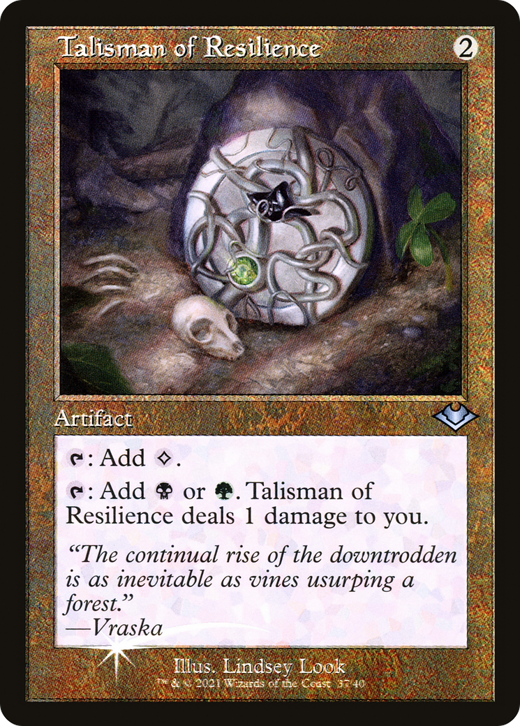 Talisman of Resilience (Retro Frame) (MH1-037) - Modern Horizons 1 Timeshifts Foil