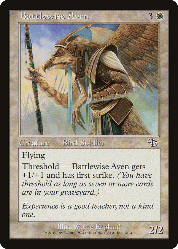 Battlewise Aven (JUD-004) - Judgment Foil