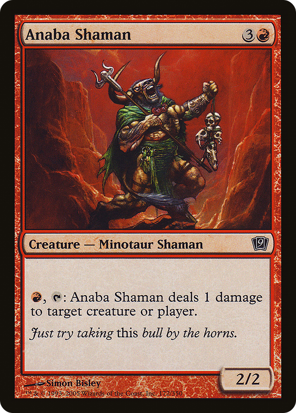 Anaba Shaman (9ED-172) - 9th Edition Foil