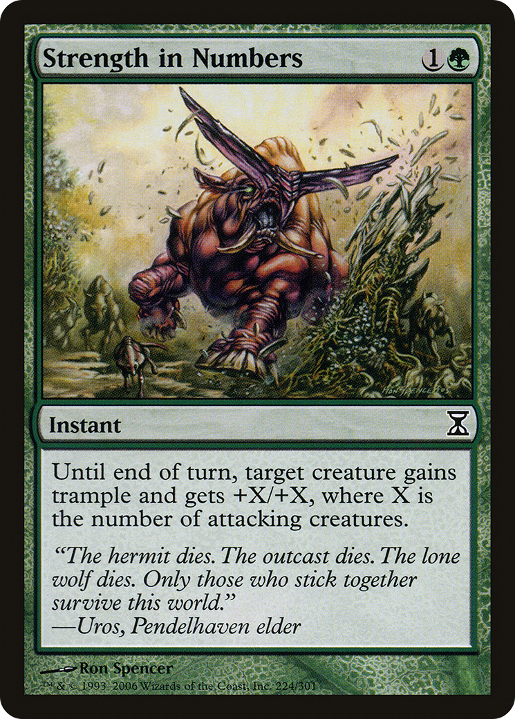 Strength in Numbers (TSP-224) - Time Spiral Foil