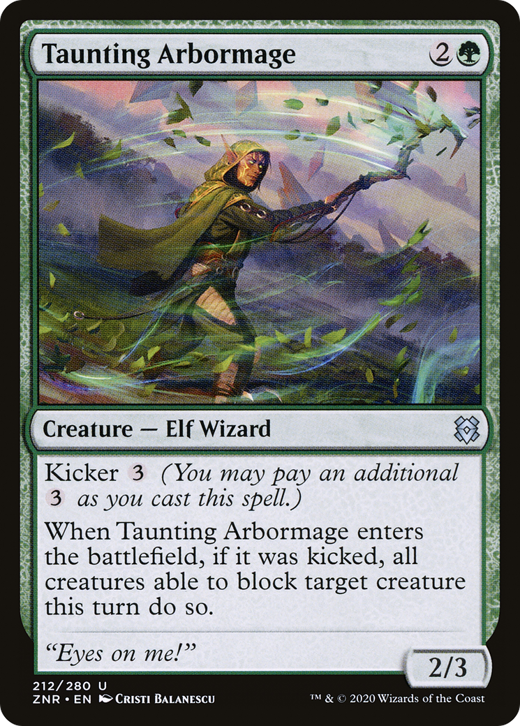 Taunting Arbormage (ZNR-212) - Zendikar Rising