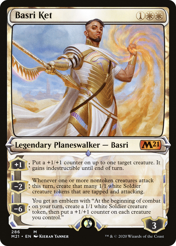 Basri Ket (Showcase) (M21-286) - Core Set 2021: (Showcase) Foil