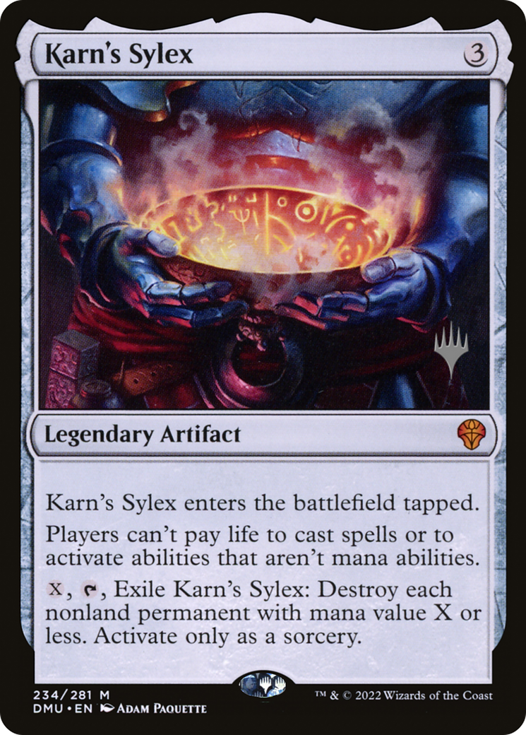 Karn's Sylex (PPDMU-234) - Dominaria United Promos Foil