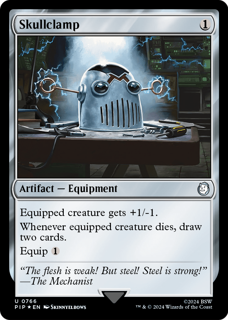 Skullclamp (Surge Foil) (PIP-766) - Fallout Foil
