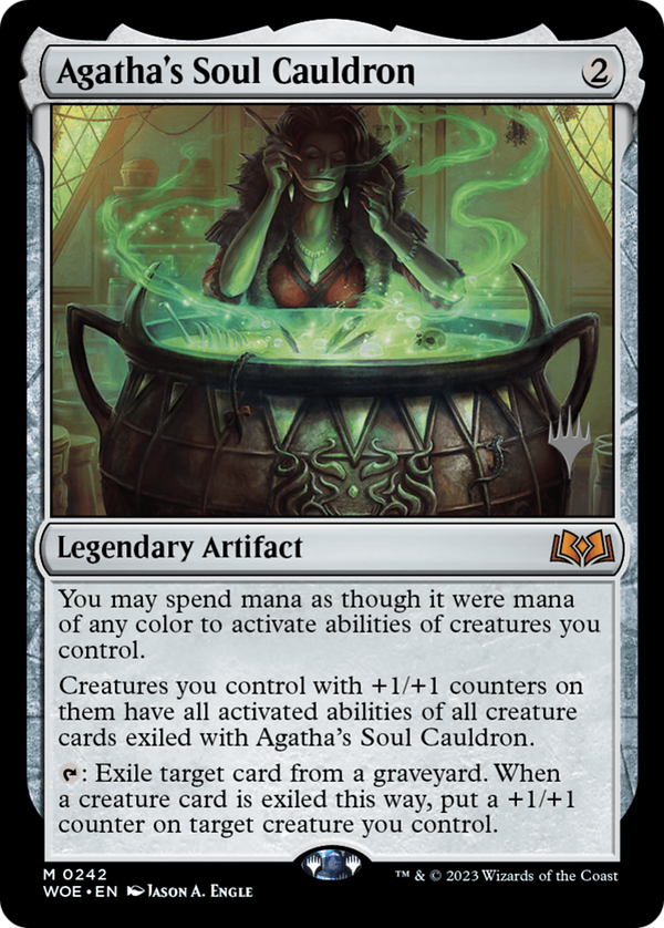 Agatha's Soul Cauldron (PPWOE-242) - Wilds of Eldraine Promos Foil