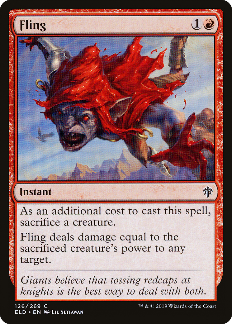 Fling (ELD-126) - Throne of Eldraine Foil