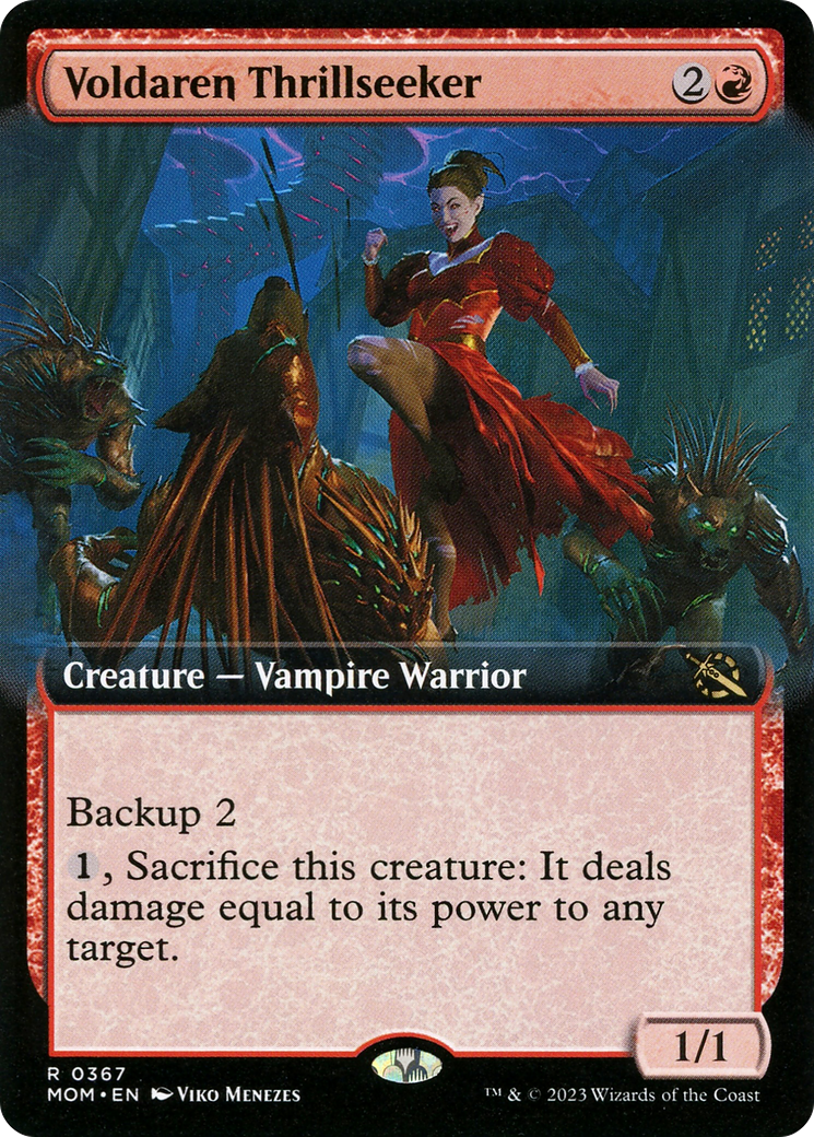 Voldaren Thrillseeker (Extended Art) (MOM-367) - March of the Machine: (Extended Art)