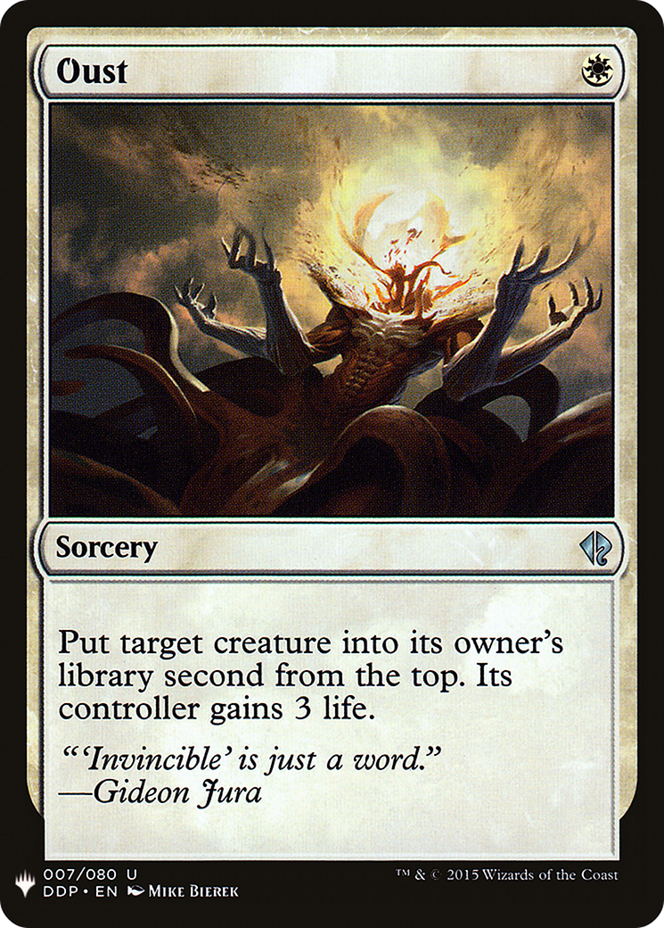 Oust (LIST-007) - The List
