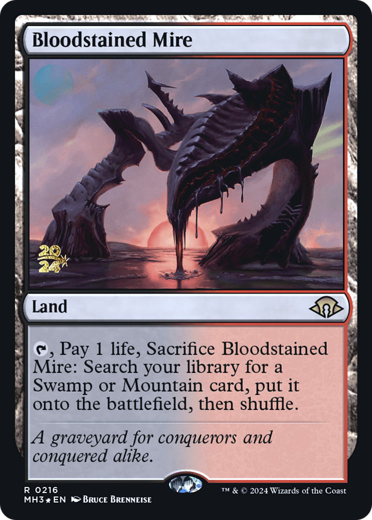 Bloodstained Mire (PRE-216) - Modern Horizons 3 Promos Foil