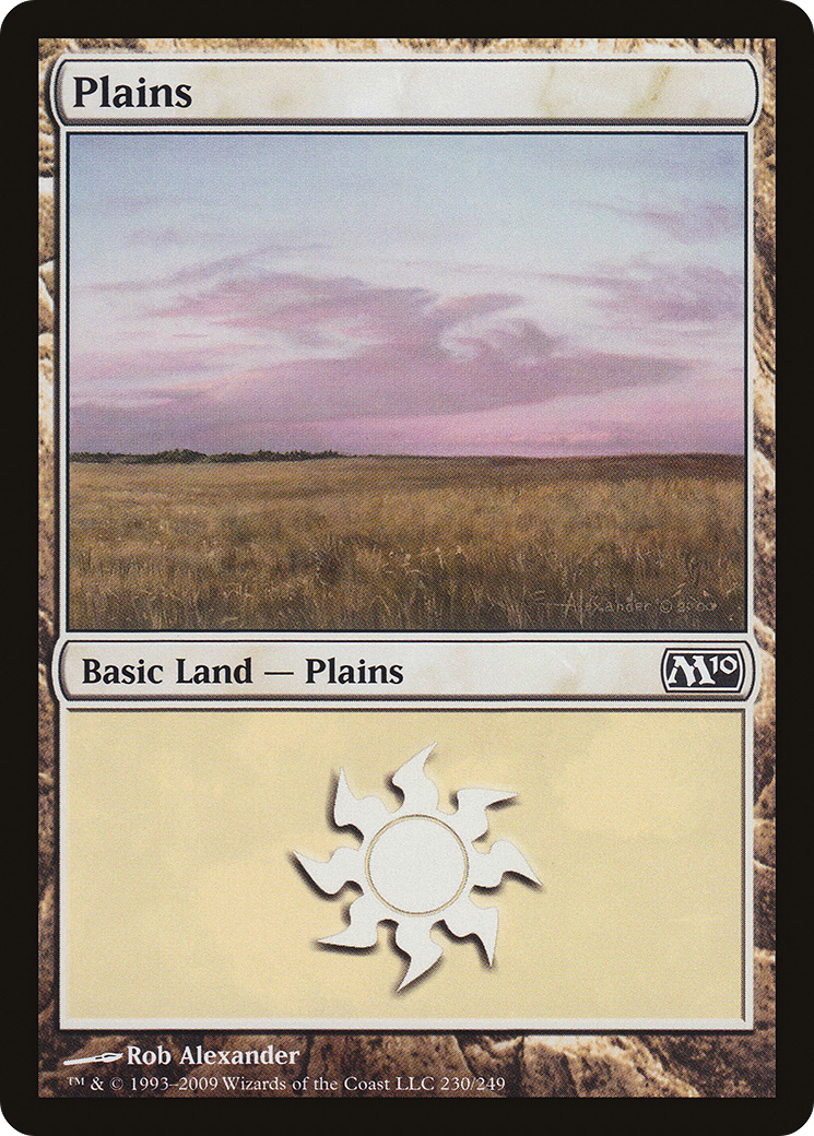 Plains (230) (M10-230) - Magic 2010 Foil
