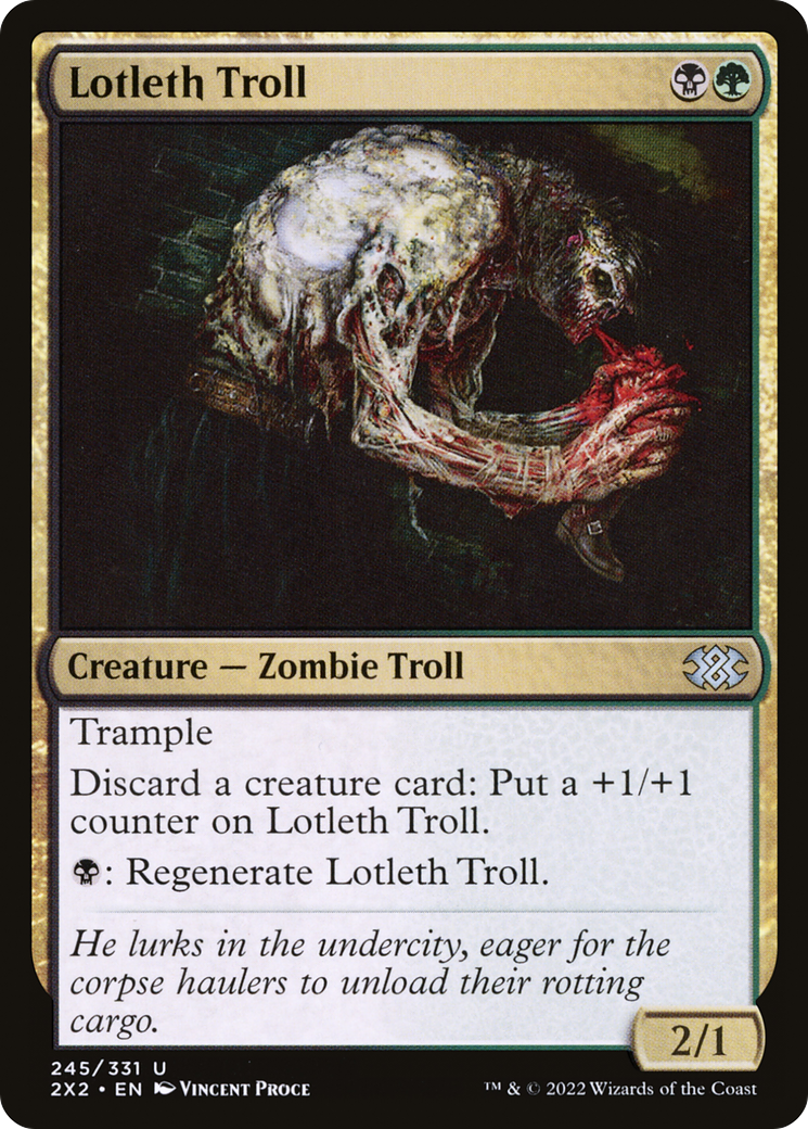 Lotleth Troll (2X2-245) - Double Masters 2022