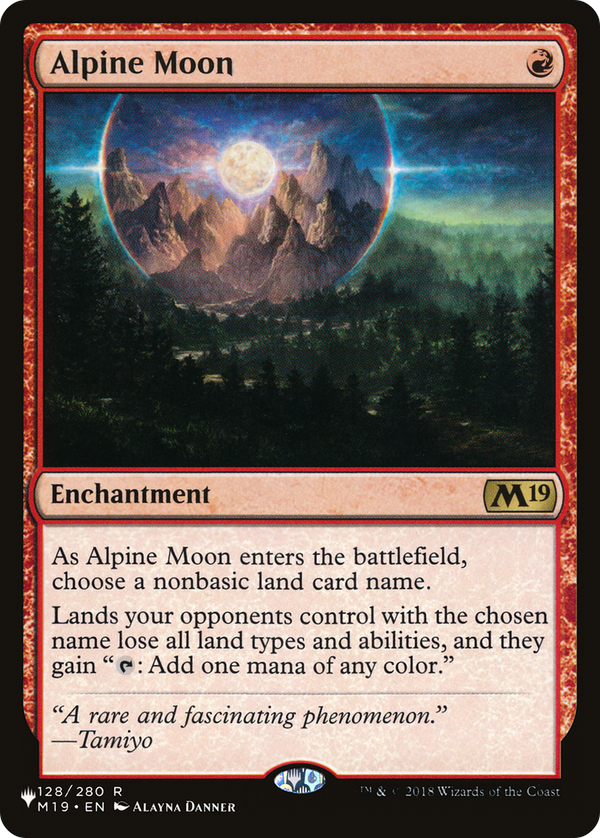 Alpine Moon (LIST-128/280) - The List