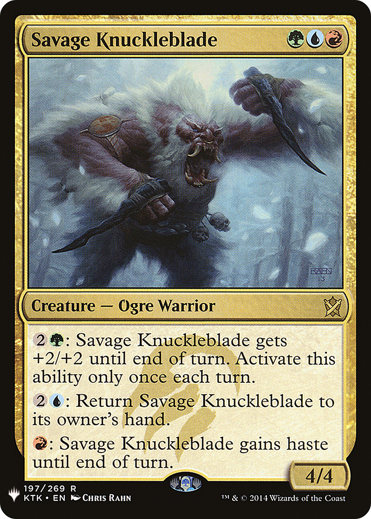 Savage Knuckleblade (LIST-KTK-197) - The List