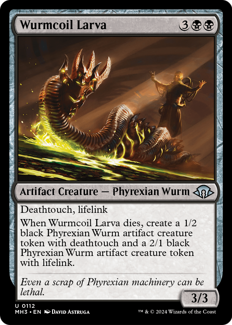 Wurmcoil Larva (MH3-112) - Modern Horizons 3