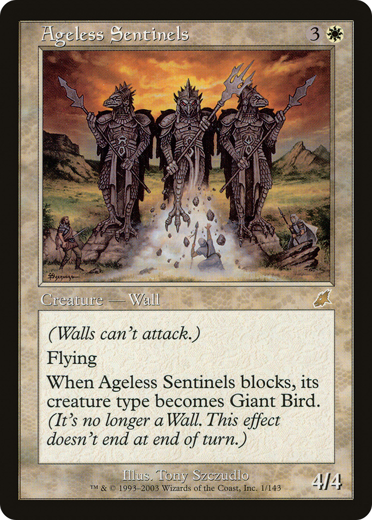 Ageless Sentinels (SCG-001) - Scourge Foil