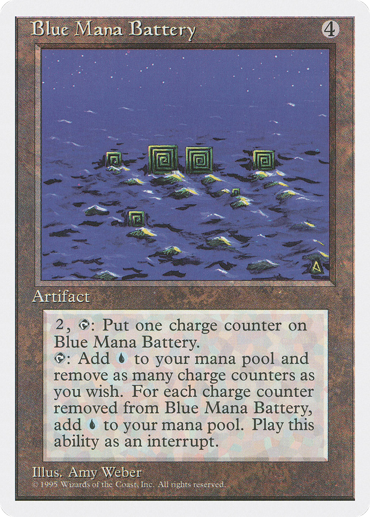 Blue Mana Battery (4ED-) - Fourth Edition