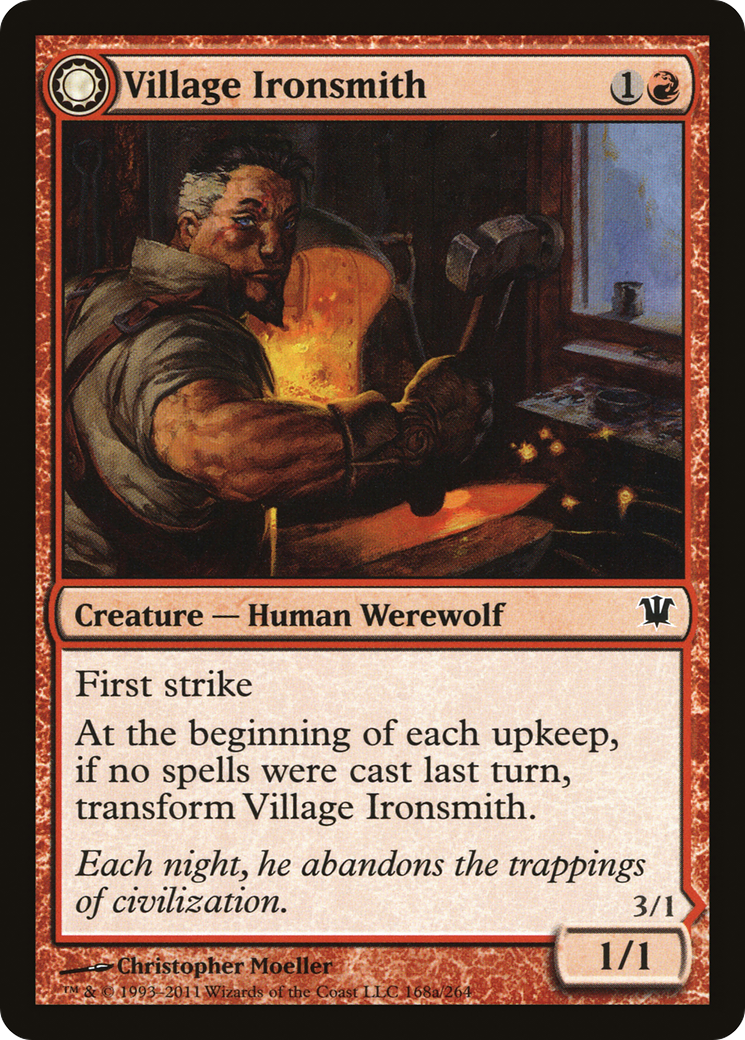 Village Ironsmith (ISD-168) - Innistrad: (Double Faced Transform) Foil