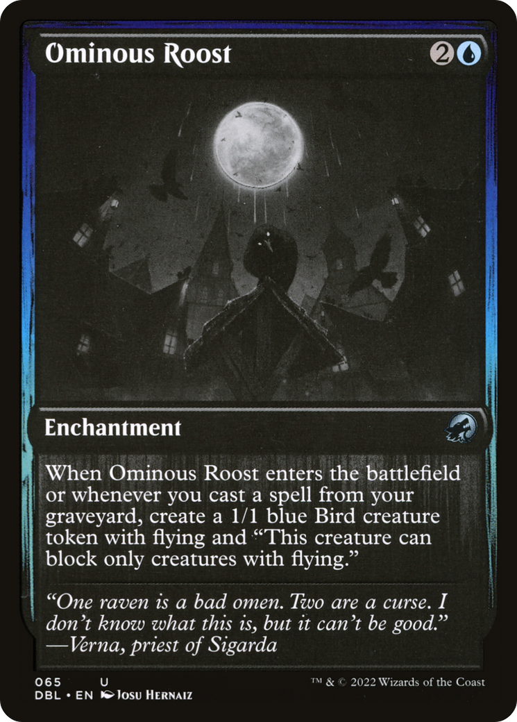 Ominous Roost (DBL-065) - Innistrad: Double Feature Foil