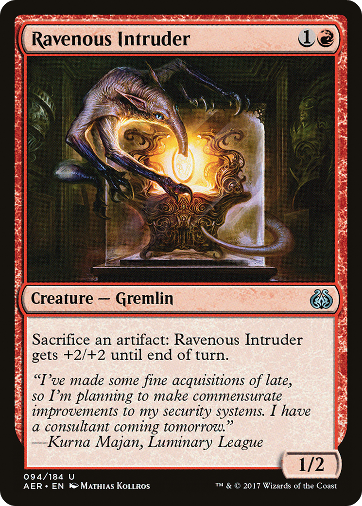 Ravenous Intruder (AER-094) - Aether Revolt