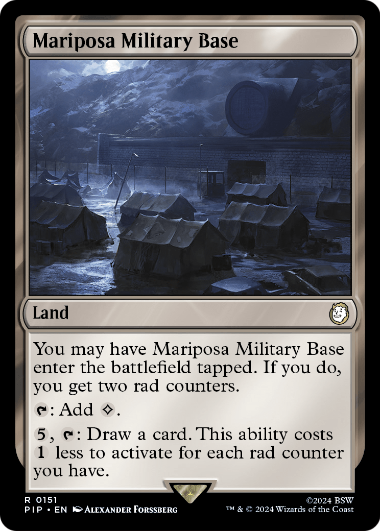 Mariposa Military Base (PIP-151) - Fallout