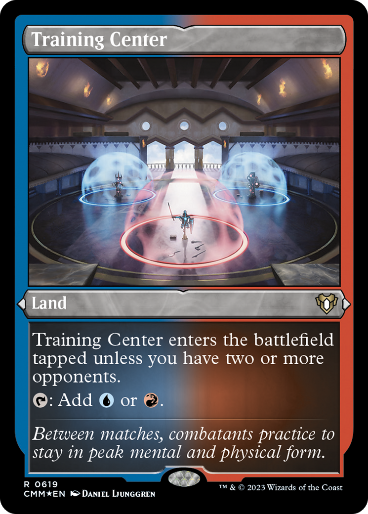Training Center (Foil Etched) (CMM-619) - Commander Masters Foil