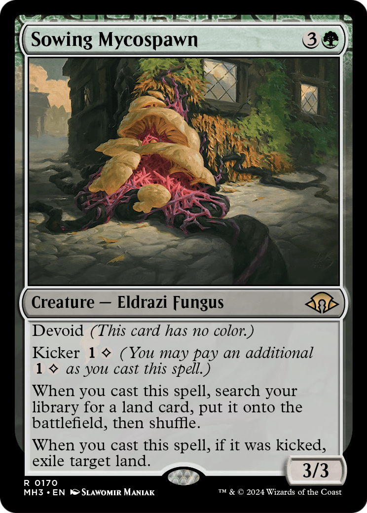 Sowing Mycospawn (MH3-170) - Modern Horizons 3: (devoid)