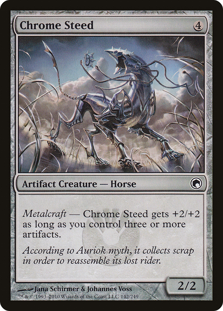 Chrome Steed (SOM-142) - Scars of Mirrodin
