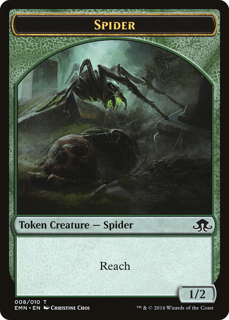 Spider Token (EMN-008) - Eldritch Moon Tokens