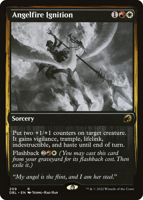 Angelfire Ignition (DBL-209) - Innistrad: Double Feature Foil