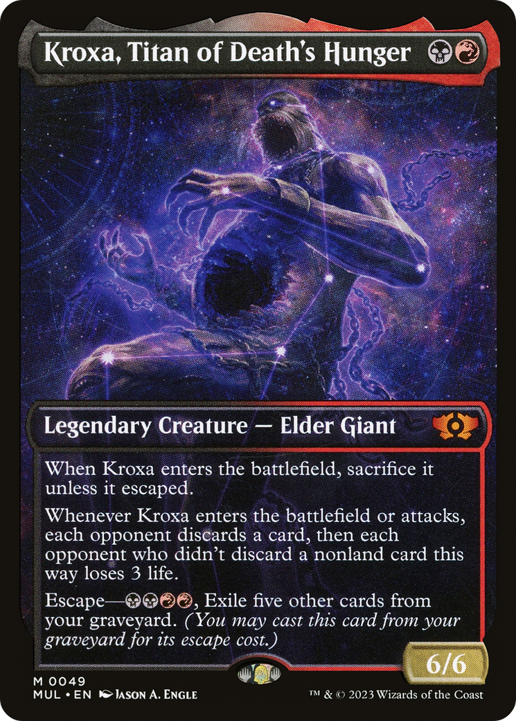 Kroxa, Titan of Death's Hunger (MUL-049) - Multiverse Legends: (Showcase)