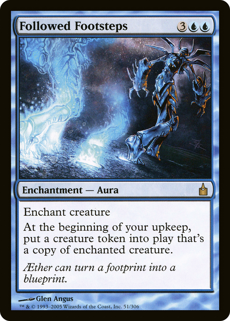 Followed Footsteps (RAV-051) - Ravnica: City of Guilds Foil