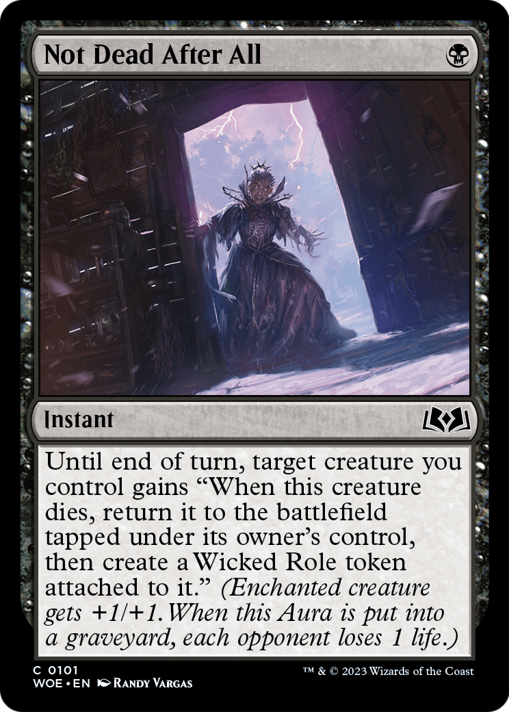 Not Dead After All (WOE-101) - Wilds of Eldraine Foil