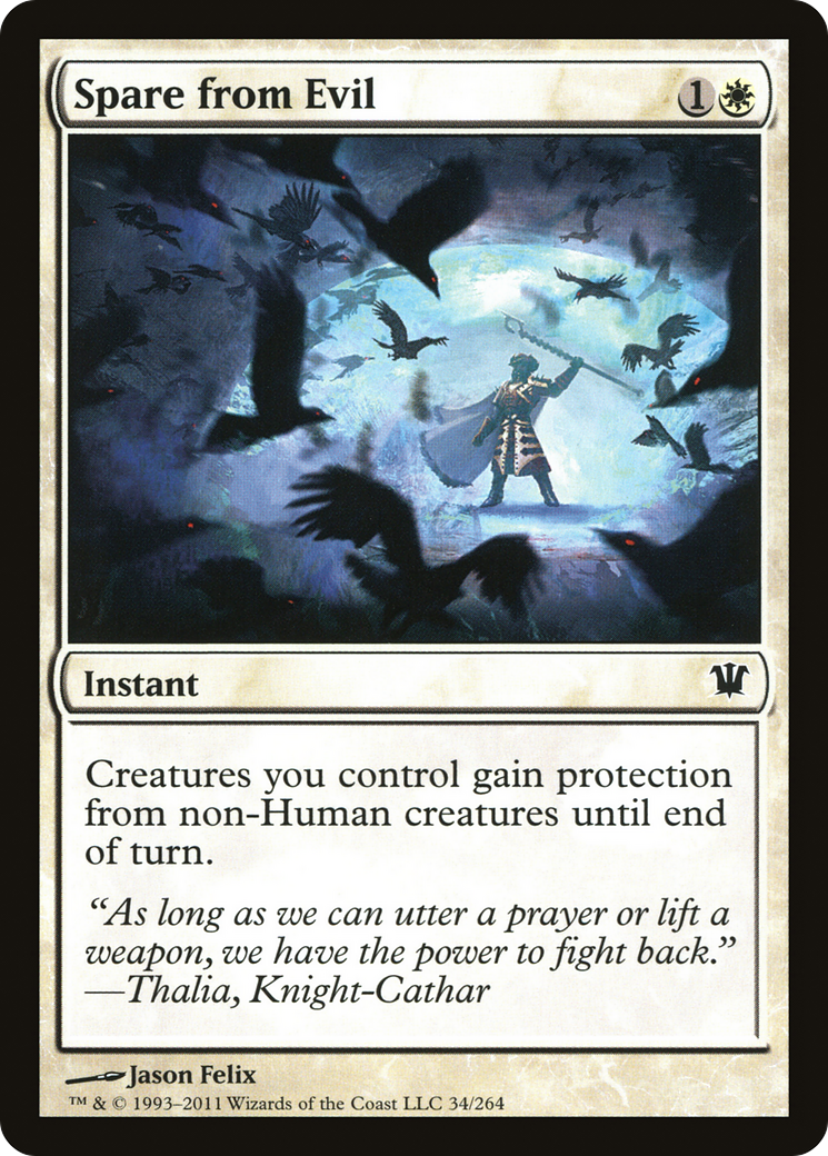 Spare from Evil (ISD-034) - Innistrad Foil