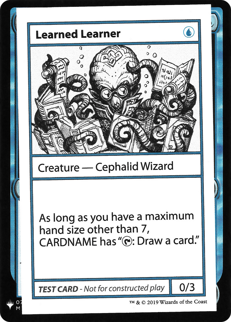 Learned Learner (CMB1-025) - Mystery Booster Playtest Cards 2019