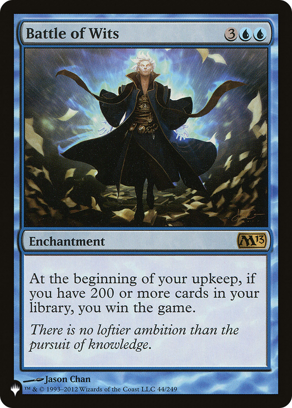 Battle of Wits (LIST-44/249) - The List