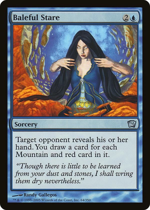 Baleful Stare (9ED-064) - 9th Edition Foil