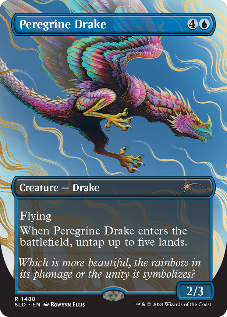 Peregrine Drake (SLD-1488) - Secret Lair Drop (Borderless)