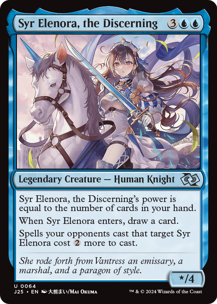 Syr Elenora, the Discerning (Anime) (J25-064) - Foundations Jumpstart