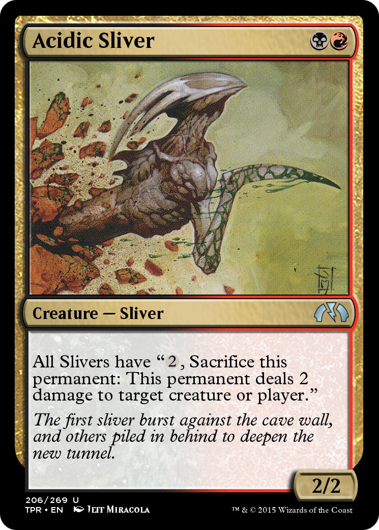 Acidic Sliver (TPR-206) - Tempest Remastered Foil