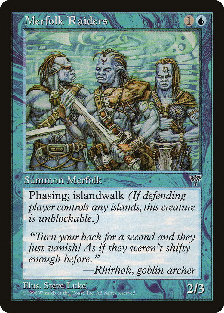Merfolk Raiders (MIR-) - Mirage