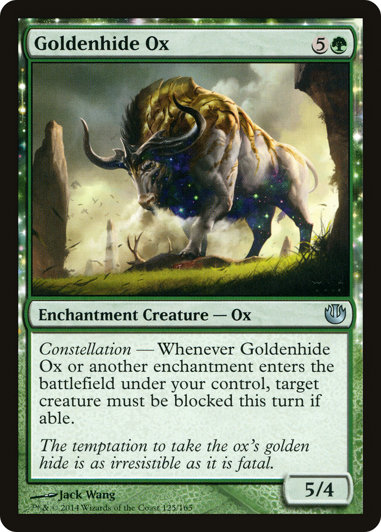 Goldenhide Ox (JOU-125) - Journey into Nyx: (enchantment) Foil