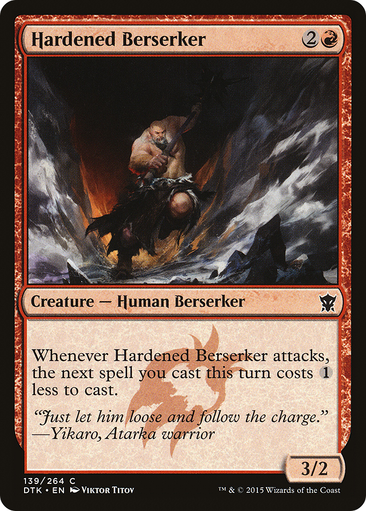 Hardened Berserker (DTK-139) - Dragons of Tarkir