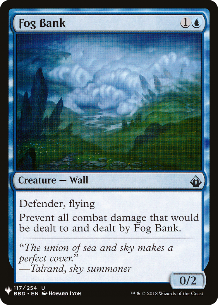 Fog Bank (LIST-117) - The List