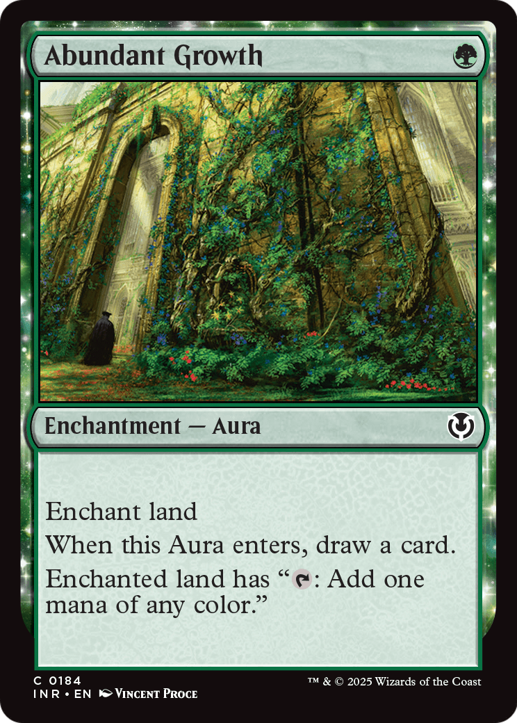 Abundant Growth (INR-184) - Innistrad Remastered: (enchantment)