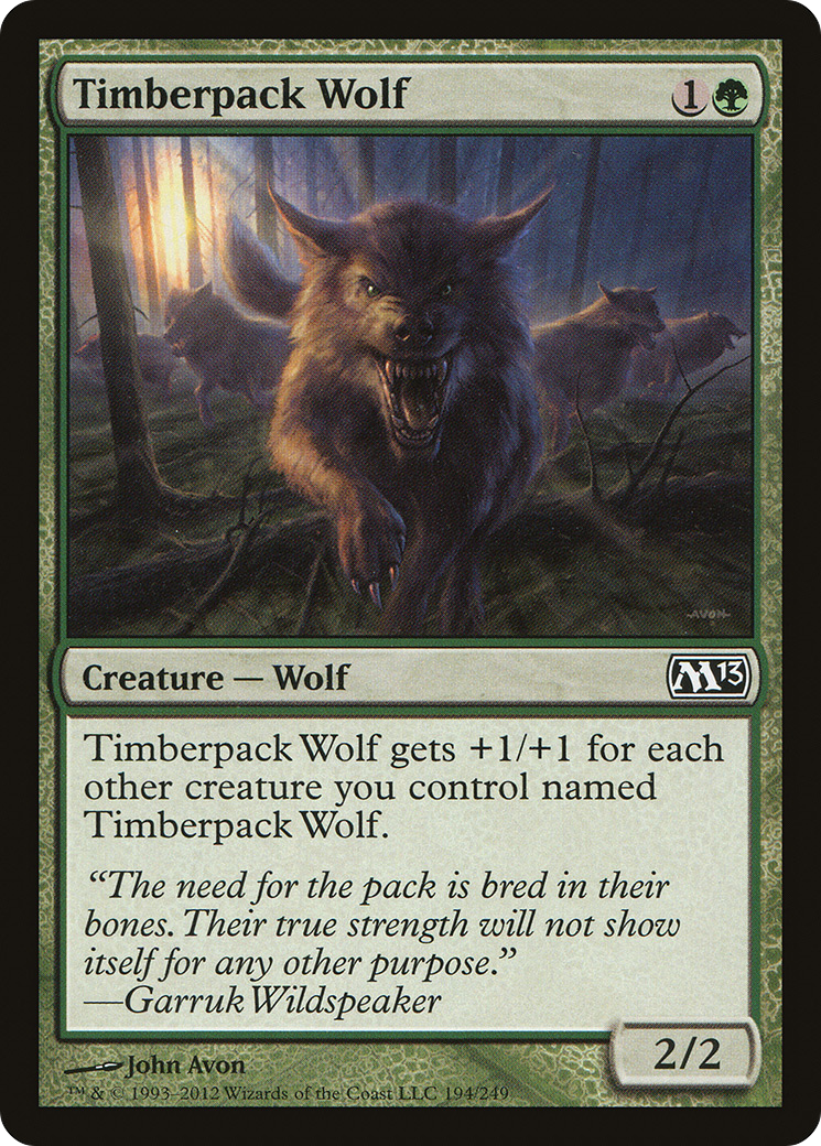 Timberpack Wolf (M13-194) - Magic 2013 Foil