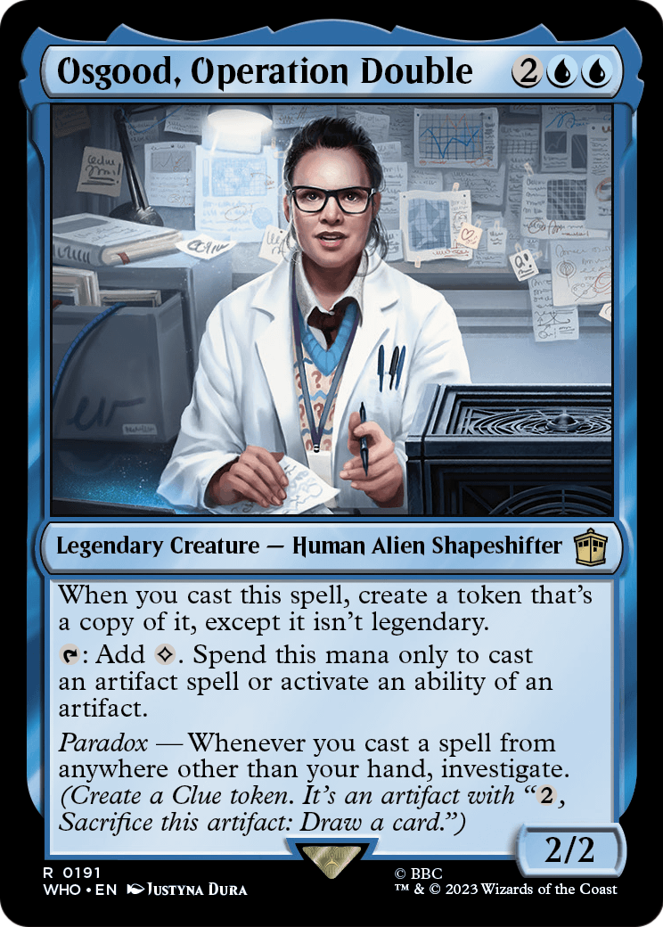 Osgood, Operation Double (WHO-191) - Doctor Who Foil
